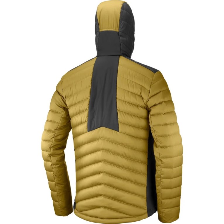 Pánské Zateplené Bundy Salomon Essential Xwarm Down Žluté | CZ 65JCIWD